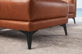 Valencia Pista Distressed Leather Reclining Sofa