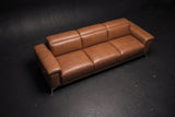 Valencia Pista Distressed Leather Reclining Sofa