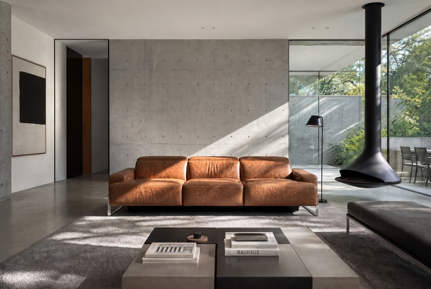 Melania Distressed Leather Recliner Sofa