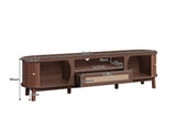 Livia media console dimensions: 65 in wide, 14.5 in deep, 18 in high, with 6 in legs and a 22 x 5.5 in drawer
