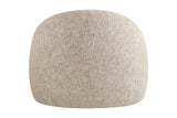Back view of the Lowell fully upholstered beige accent chair