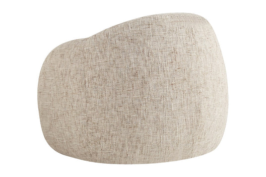 Lowell Textured Fabric Bucket Accent Chair - A Cloud-Like Silhouette