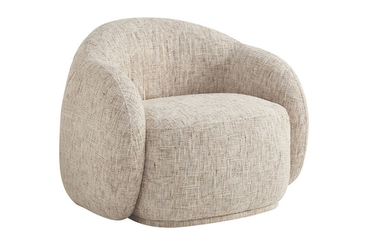 Lowell Textured Fabric Bucket Accent Chair - Made for Reading