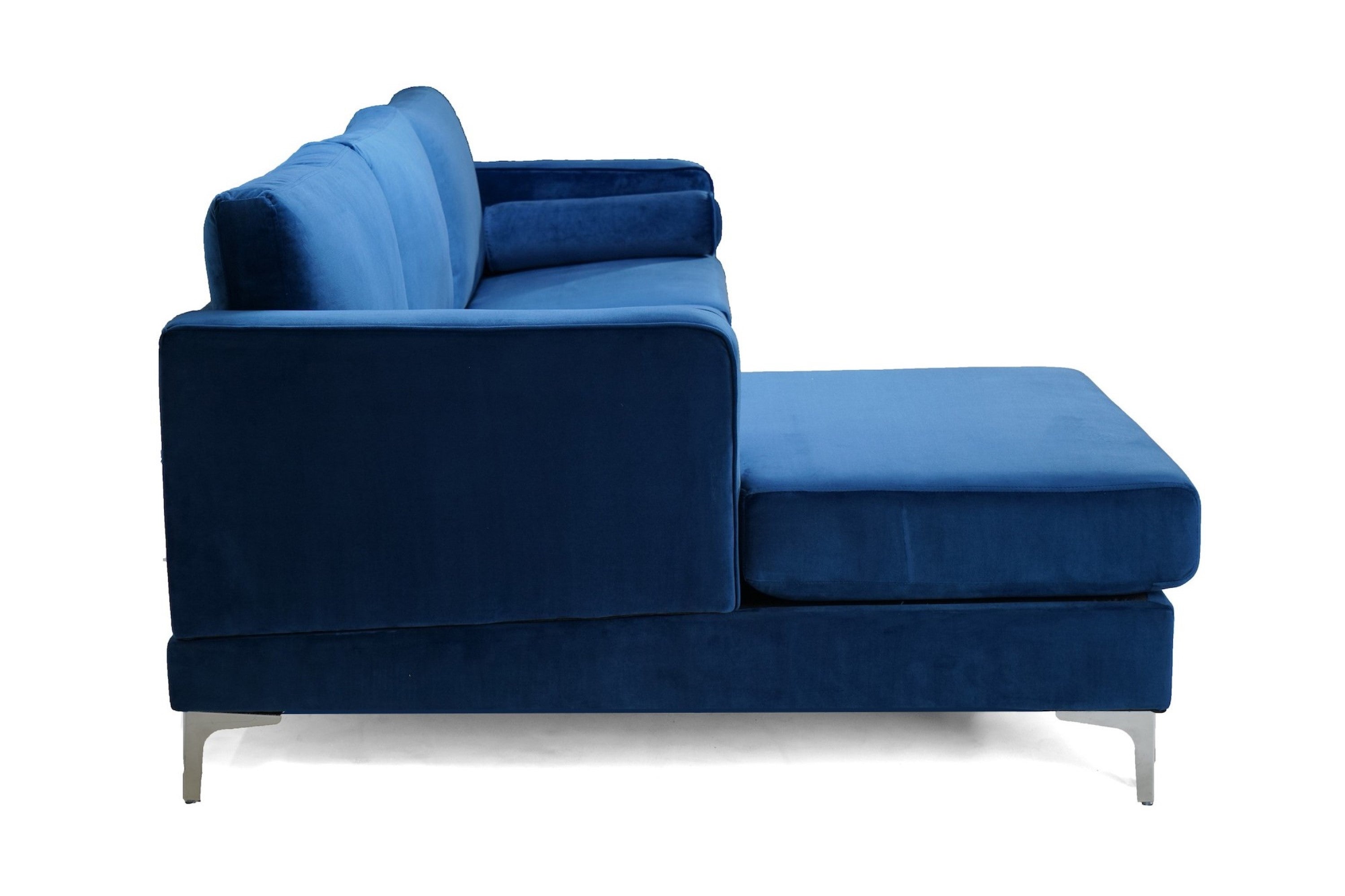 Valencia Luna L Shape Sofa, Blue