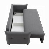Cais Condo Size Sleeper Sofa w/Storage - Grey