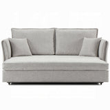 Oran Condo Size Sleeper Sofa w/Storage - Grey