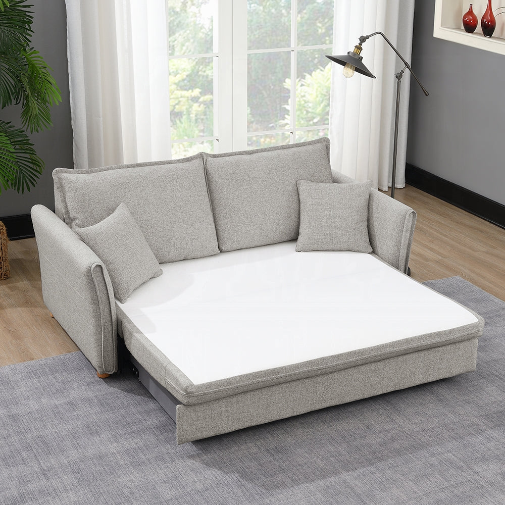 Oran Condo Size Sleeper Sofa w/Storage - Grey
