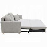 Oran Condo Size Sleeper Sofa w/Storage - Grey