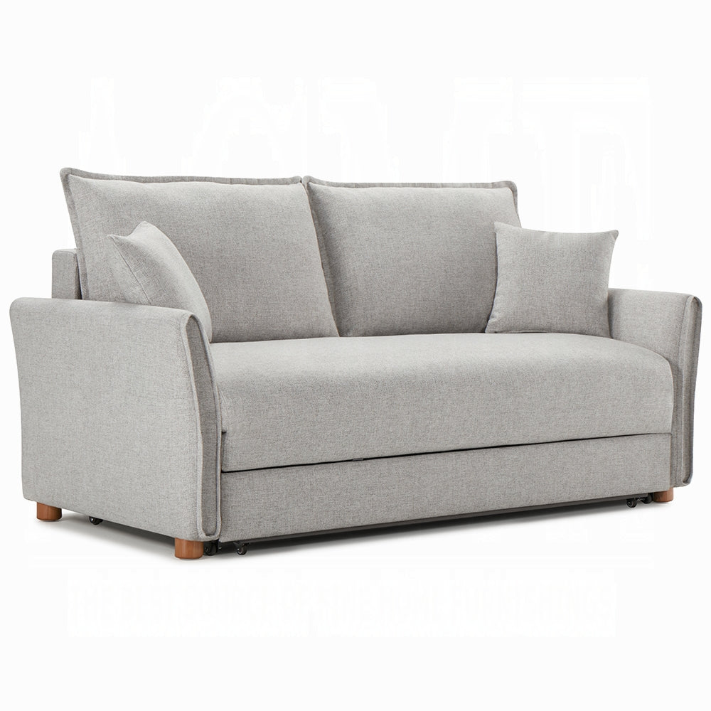 Oran Condo Size Sleeper Sofa w/Storage - Grey