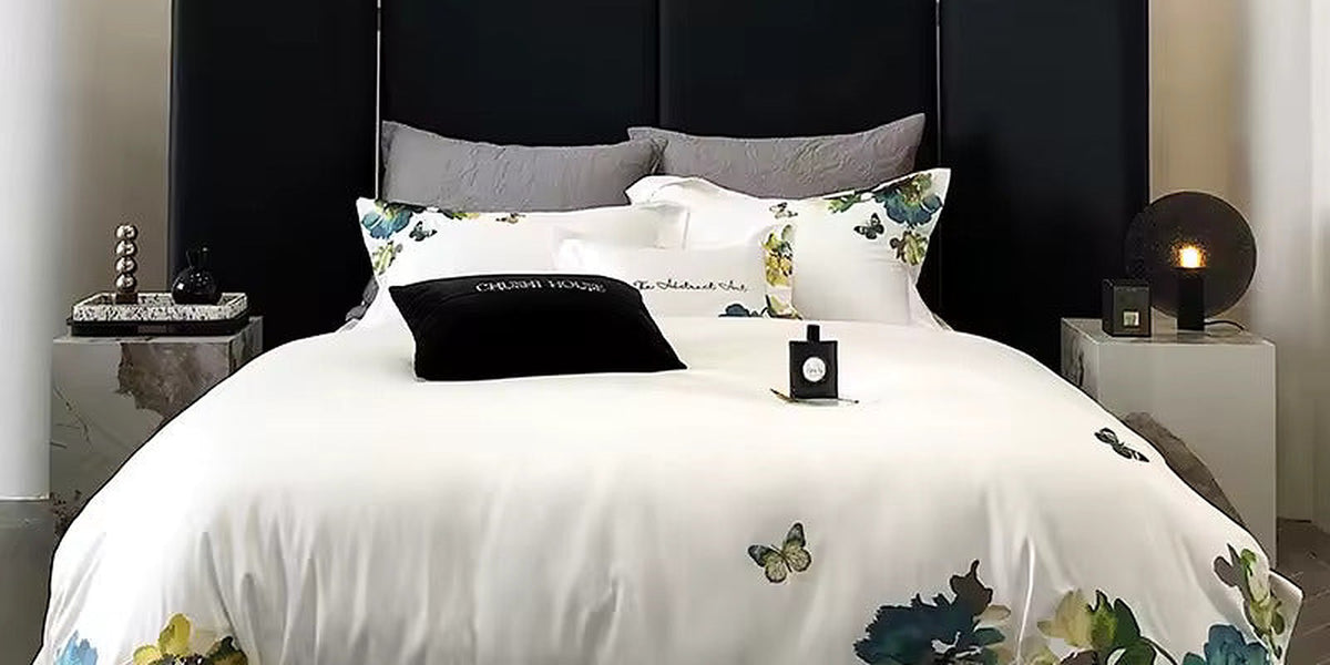 Marigold 800 TC Egyptian Cotton Duvet Set - White
