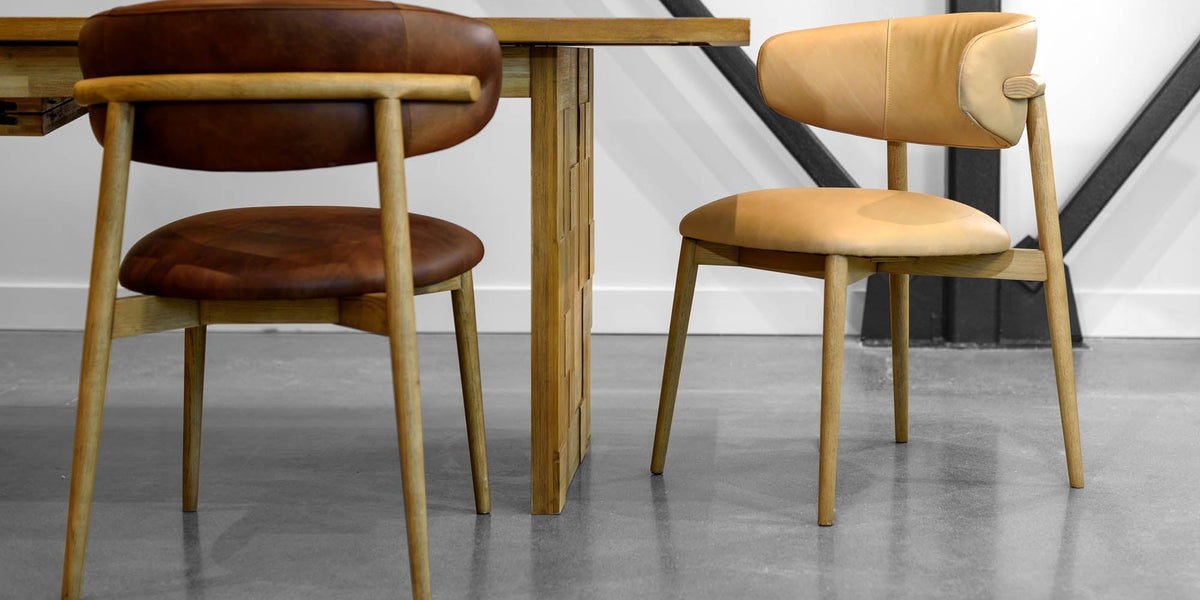 Marlow Top-Grain Leather Dining Chair
