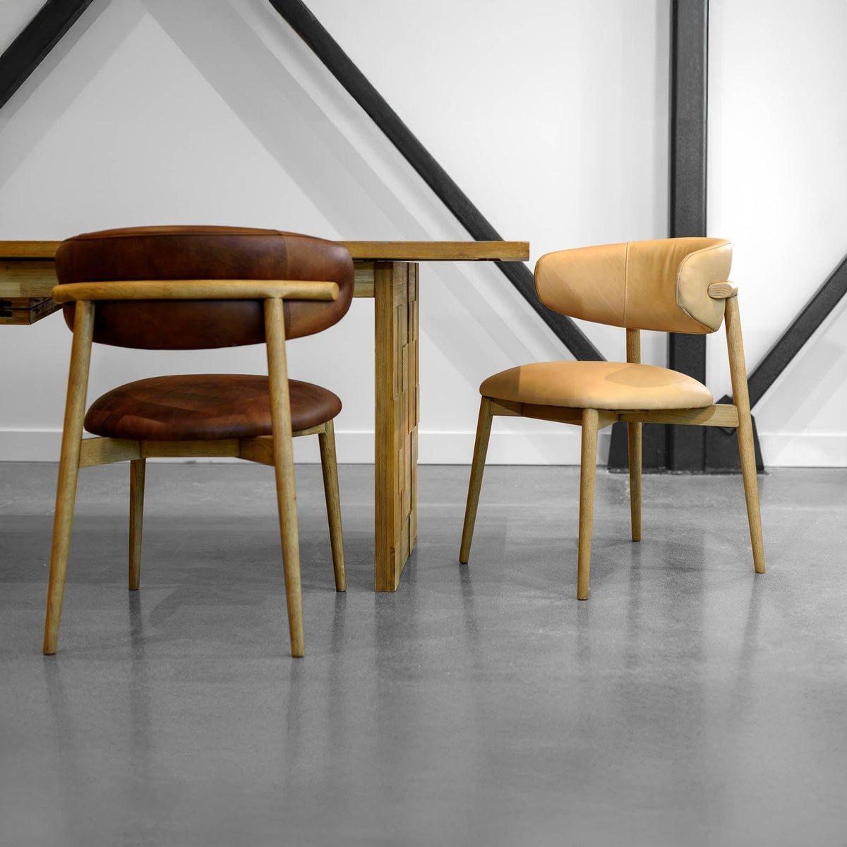 Marlow Top-Grain Leather Dining Chair