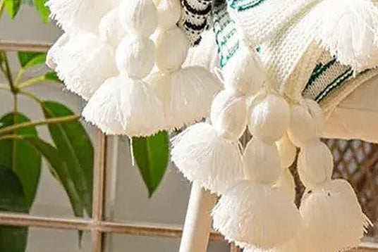 Corners Trimmed in Pom Poms