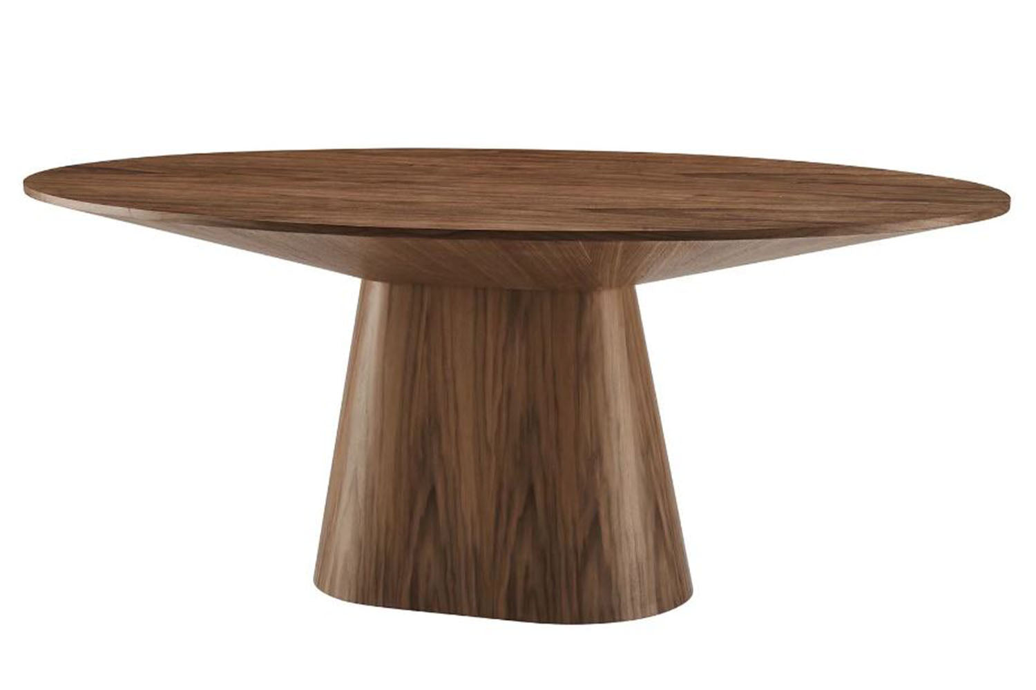 Valencia Becky 75" Oval Dining Table, Walnut