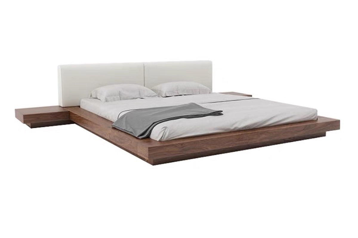 Valencia Prize Wood Queen Bed Frame, Walnut