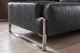 Valencia Melania Distressed Leather Reclining Corner Sectional Sofa