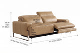 Valencia Melania Distressed Leather Recliner Sofa