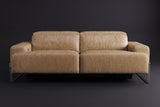 Valencia Melania Distressed Leather Recliner Sofa