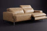 Valencia Melania Distressed Leather Recliner Sofa
