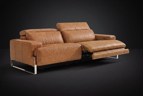 Valencia Melania Distressed Leather Recliner Sofa