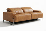 Valencia Melania Distressed Leather Recliner Sofa