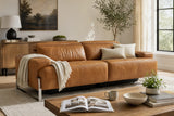 Valencia Melania Distressed Leather Recliner Sofa