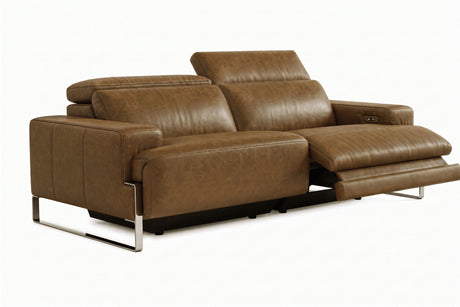 Valencia Melania Distressed Leather Recliner Sofa