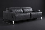 Valencia Melania Distressed Leather Recliner Sofa