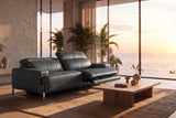 Valencia Melania Distressed Leather Recliner Sofa