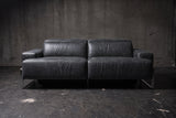 Valencia Melania Distressed Leather Recliner Sofa