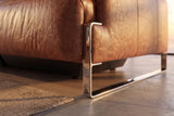 Valencia Melania Distressed Leather Recliner Sofa