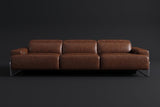 Valencia Melania Distressed Leather Recliner Sofa