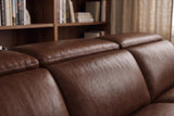 Valencia Melania Distressed Leather Recliner Sofa