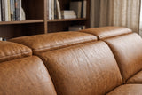 Valencia Melania Distressed Leather Recliner Sofa