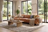 Valencia Melania Distressed Leather Recliner Sofa