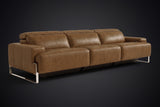 Valencia Melania Distressed Leather Recliner Sofa
