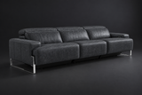 Valencia Melania Distressed Leather Recliner Sofa