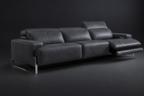 Valencia Melania Distressed Leather Recliner Sofa