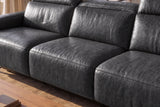 Valencia Melania Distressed Leather Recliner Sofa