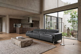 Valencia Melania Distressed Leather Recliner Sofa