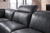 Valencia Melania Distressed Leather Recliner Sofa