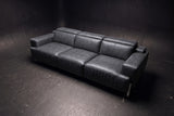 Valencia Melania Distressed Leather Recliner Sofa