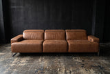 Valencia Melania Distressed Leather Recliner Sofa