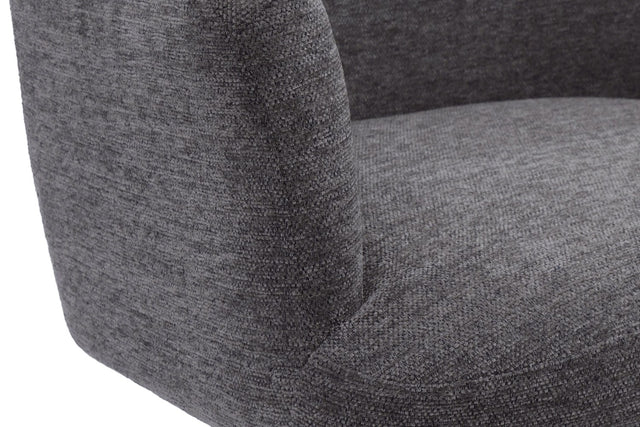 Miles Fabric Swivel Counter Stool (Set of 2) - Soft Textured Fabric