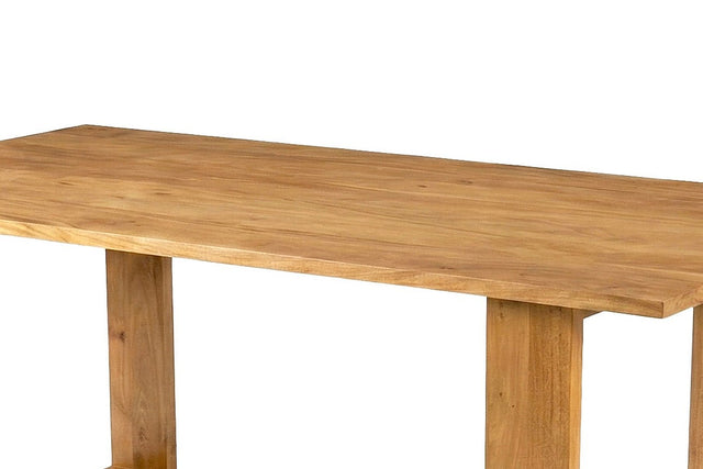 Mireille Solid Acacia Wood Dining Table - Solid Acacia Top