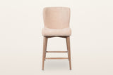 Morrovalle counter stool in Champagne Chenille