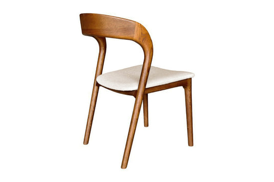 Norwood Fabric and Solid Ash Dining Chair (Set of 2) - Shaped From Solid Ash