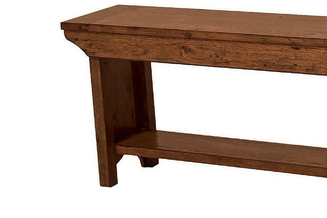 Novella Reclaimed Pine 61-Inch Dining Bench - Rated to 500 lbs