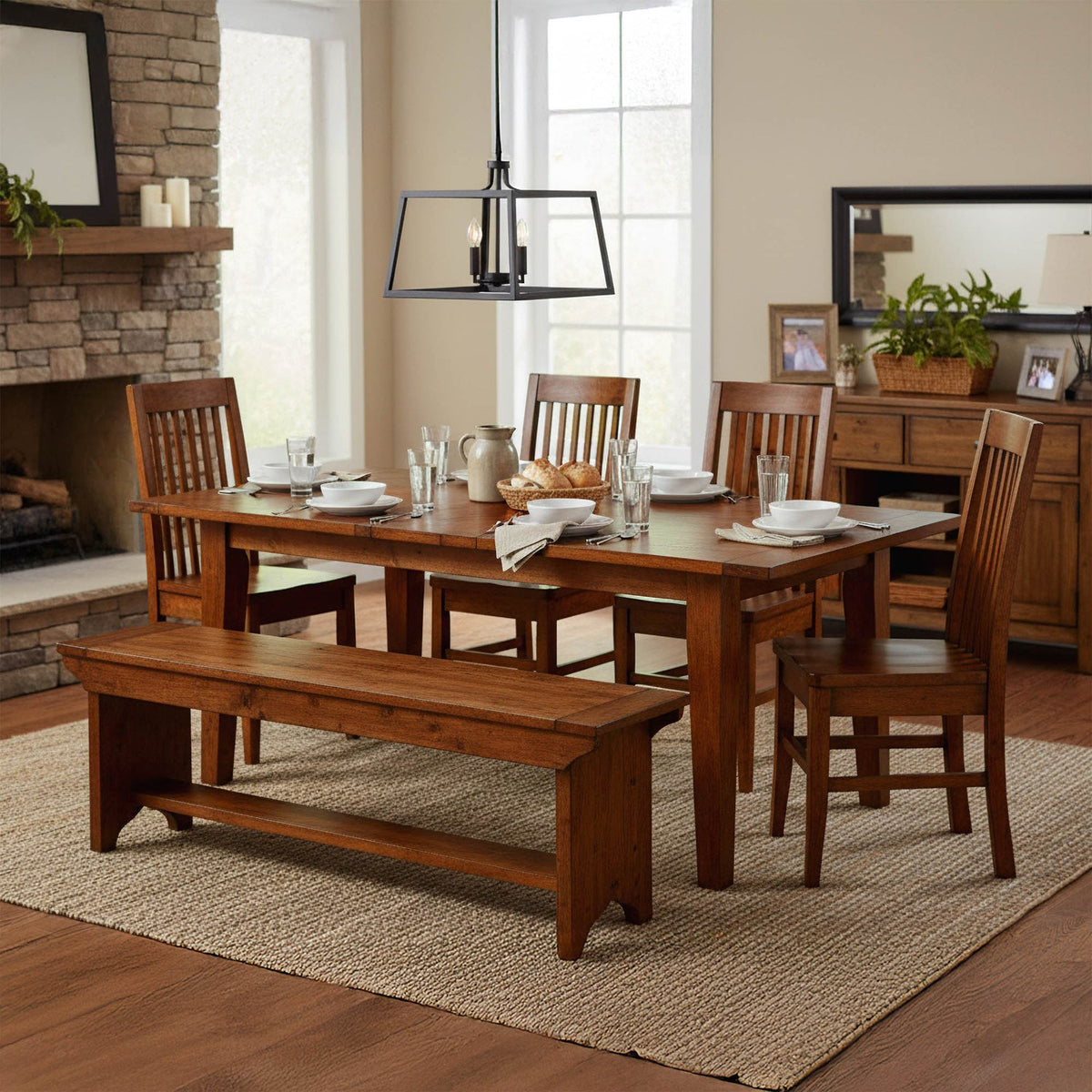 Novella Reclaimed Pine 61-Inch Dining Bench