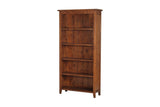 Novella reclaimed pine bookcase in African Dusk, three-quarter view